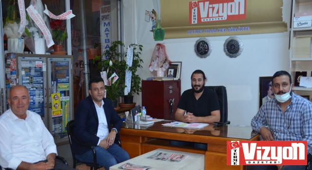 Başkan Halit Doğan’dan gazetemize ziyaret