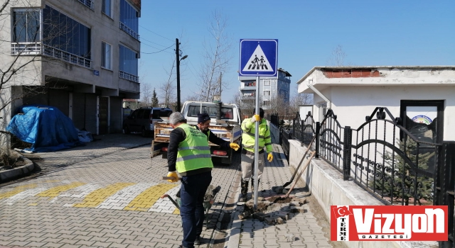 Terme'de okul bölgeleri artık daha güvenli