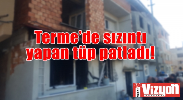 Terme’de sızıntı yapan tüp patladı!