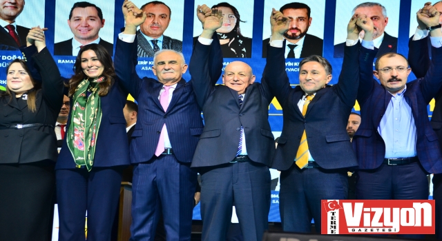 AK Parti Terme Belediye Başkan adayı Şenol Kul'a coşkulu karşılama