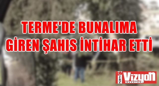 Terme’de bunalıma giren şahıs intihar etti