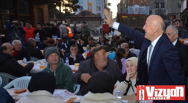 Terme'de iftarda büyük buluşma