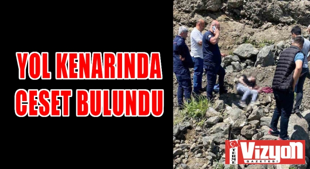 Yol kenarında ceset bulundu