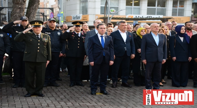 Terme’de 10 Kasım Atatürk’ü Anma Töreni