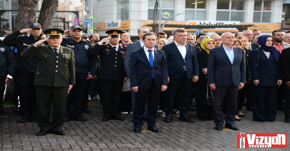 Terme’de 10 Kasım Atatürk’ü Anma Töreni