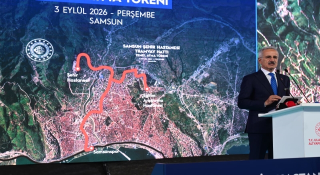 Samsun Şehir Hastanesi Tramvay Hattı’nın temeli atıldı