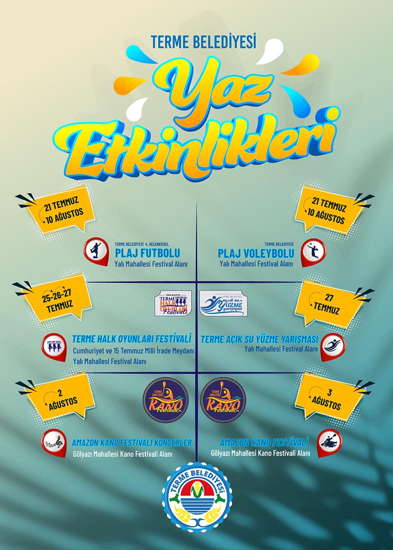 terme belediyesi festival