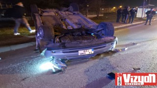 Terme’de alkollü sürücünün aracı takla attı: 1 ölü 2 yaralı
