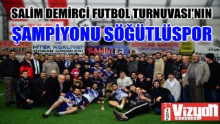 Salim Demirci Futbol Turnuvası’nın Şampiyonu: Söğütlüspor