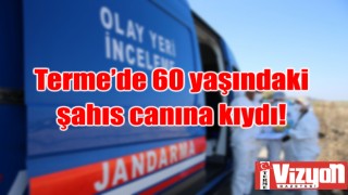 Terme’de 60 yaşındaki şahıs canına kıydı!