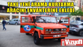 TAKE yeni arama kurtarma aracını envanterine ekledi