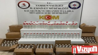 455 litre etil alkol ele geçirildi