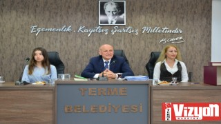 Terme’de yeni dönemin ilk belediye meclisi toplandı