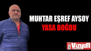Termeli Muhtar Eşref Aysoy yasa boğdu