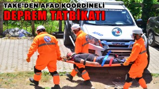 TAKE’DEN AFAD KOORDİNELİ DEPREM TATBİKATI