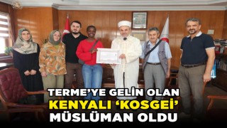 TERME’YE GELİN OLAN KENYALI 'KOSGEİ' MÜSLÜMAN OLDU