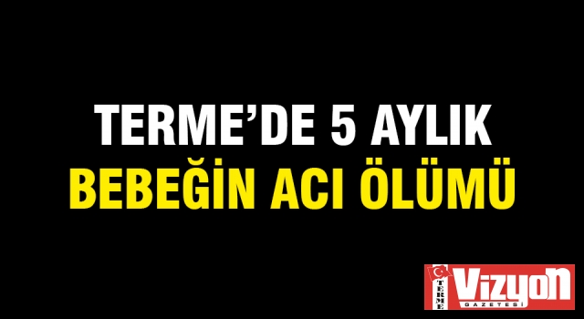 TERME'DE 5 AYLIK BEBEĞİN ACI ÖLÜMÜ