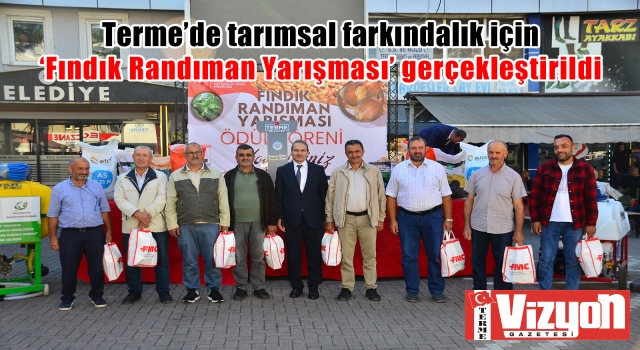 Terme’de tarımsal farkındalık için ‘Fındık Randıman Yarışması’ gerçekleştirildi