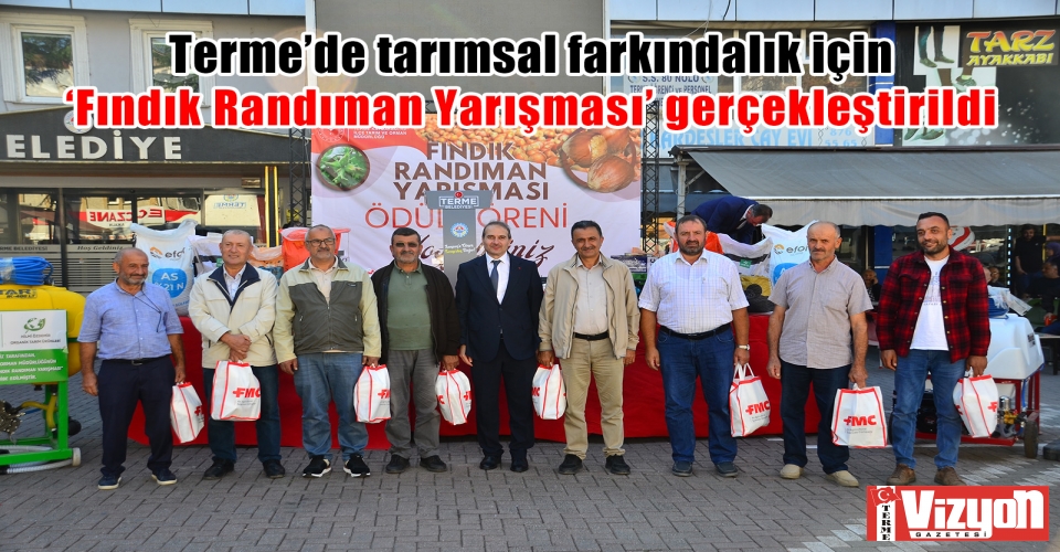 Terme’de tarımsal farkındalık için ‘Fındık Randıman Yarışması’ gerçekleştirildi